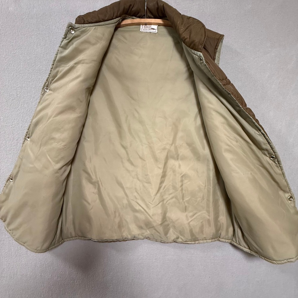 Vintage H Bar C California Ranchwear Rare 70s Western Quilted Puffer Vest Large - Picture 2 of 10